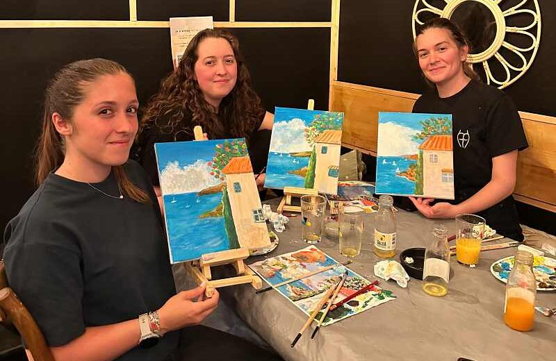 activité EVJF peinture, EVJF Nice, atelier peinture EVJF, EVJF artistique, peinture bachelorette, EVJF créatif, atelier EVJF Nice, EVJF team painting, EVJF DIY peinture, animation EVJF peinture