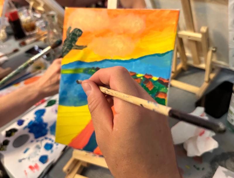paint and sip, wine and painting night, painting event, creative social activity, group art workshop, paint night ideas, artistic night out