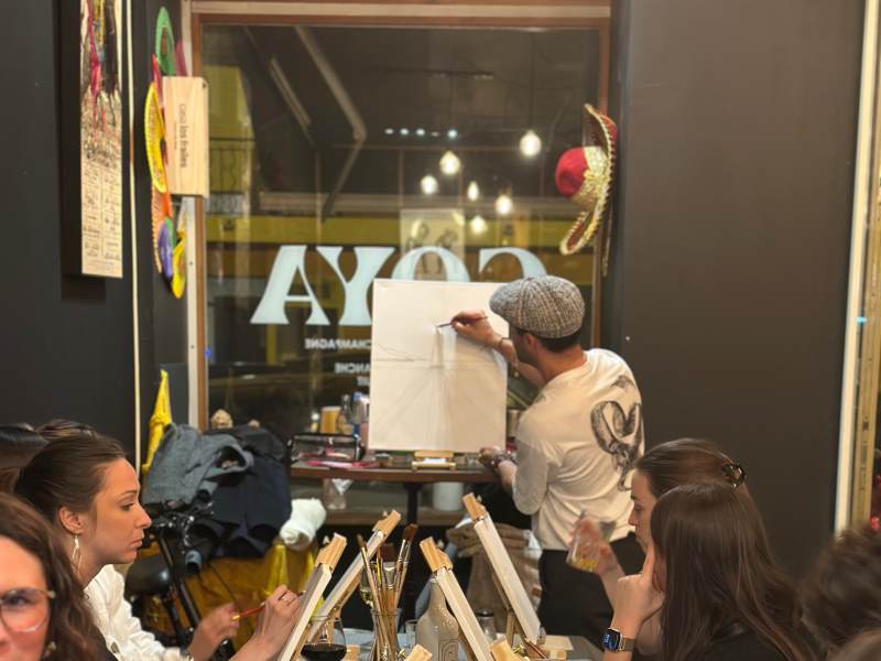 cours de dessin Nice, atelier peinture Nice, apprendre à peindre à Nice, activité artistique Nice, peinture intuitive, django, chandell'art