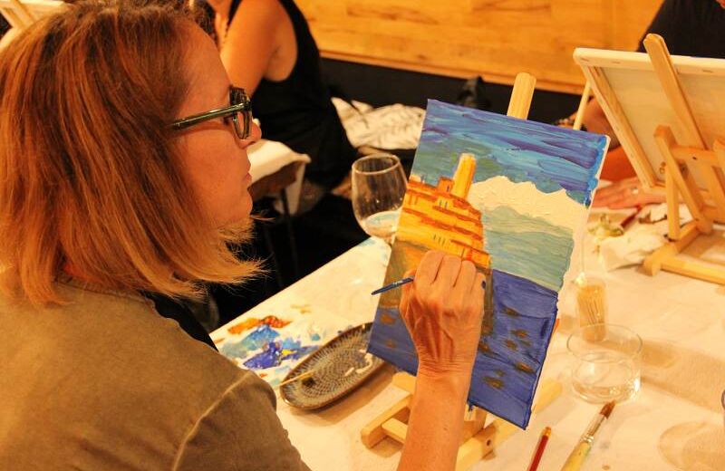 ateliers de peinture, peinture à Nice, cours créatifs Nice, expérience artistique Nice, peinture loisir Côte d’Azur