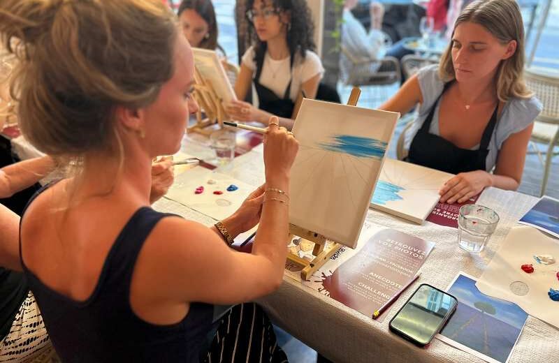 cours peinture adulte nice, activité créative adulte nice, loisir artistique nice, peinture détente nice, atelier artistique apéro nice