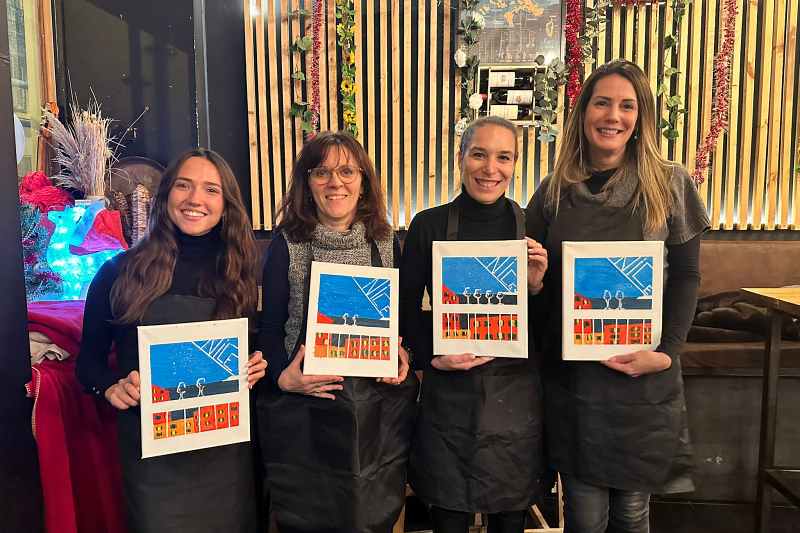 apero artistique nice déroulement, soirée peinture nice adulte, atelier peinture conviviale nice, activité créative guidée nice, concept apéro peinture nice
